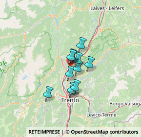 Mappa Via Don A. Tamanini, 38010 San Michele All'adige TN, Italia (7.25167)