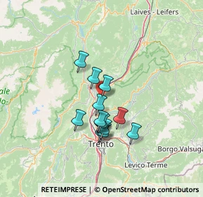 Mappa Via Don A. Tamanini, 38010 San Michele All'adige TN, Italia (10.12615)