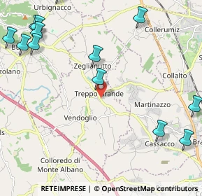 Mappa Vicolo della Cabina, 33010 Treppo Grande UD, Italia (2.99769)