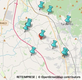 Mappa Vicolo della Cabina, 33010 Treppo Grande UD, Italia (3.89545)