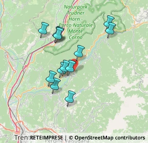 Mappa Frazione Scancio, 38047 Segonzano TN, Italia (6.21538)