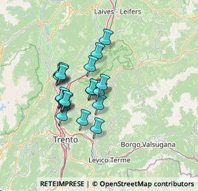 Mappa Frazione Scancio, 38047 Segonzano TN, Italia (10.2755)