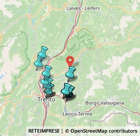 Mappa Frazione Scancio, 38047 Segonzano TN, Italia (13.859)