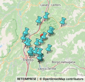 Mappa Frazione Scancio, 38047 Segonzano TN, Italia (11.5845)