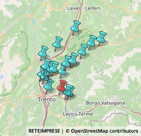 Mappa Frazione Scancio, 38047 Segonzano TN, Italia (11.1325)