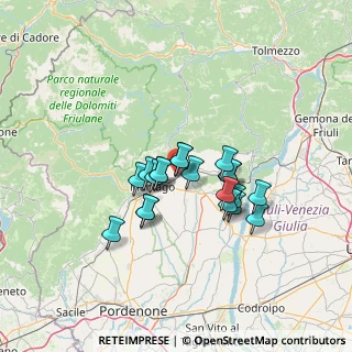 Mappa Via Centernos, 33092 Cavasso Nuovo PN, Italia (9.7375)