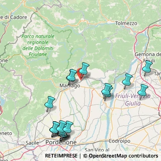 Mappa Via Centernos, 33092 Cavasso Nuovo PN, Italia (21.0845)