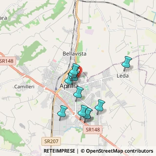 Mappa Via Eugenio Montale, 04011 Aprilia LT, Italia (1.76727)