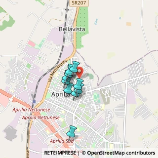 Mappa Via Eugenio Montale, 04011 Aprilia LT, Italia (0.58364)