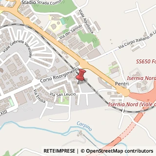 Mappa Via A. Gonnella, 8, 86170 Isernia, Isernia (Molise)