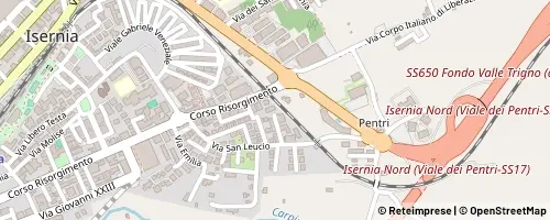 Mappa Isernia