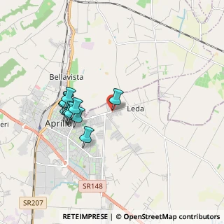 Mappa Via Pescara, 04011 Aprilia LT, Italia (1.76)