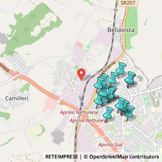 Mappa Via dei bonificatori, 04011 Aprilia LT, Italia (1.10706)