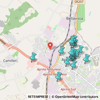 Mappa Via dei bonificatori, 04011 Aprilia LT, Italia (1.12125)
