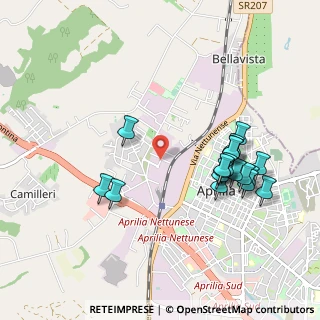 Mappa Via dei bonificatori, 04011 Aprilia LT, Italia (1.06889)