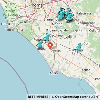 Mappa Via del Tufetto, 04011 Aprilia LT, Italia (21.83111)