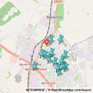 Mappa Via Enrico Fermi, 04011 Aprilia LT, Italia (1.00071)