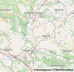 Mappa 86070 Fornelli IS, Italia (10.0875)