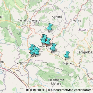 Mappa Carpinone, 86090 Pesche IS, Italia (8.53)