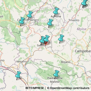Mappa Carpinone, 86090 Pesche IS, Italia (21.4625)