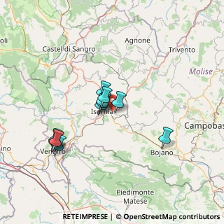 Mappa Carpinone, 86090 Pesche IS, Italia (12.38909)