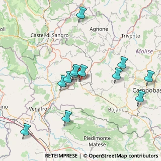 Mappa Carpinone, 86090 Pesche IS, Italia (17.005)