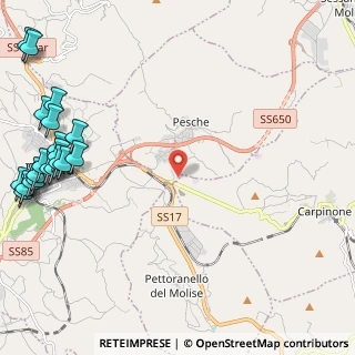 Mappa Carpinone, 86090 Pesche IS, Italia (3.6605)