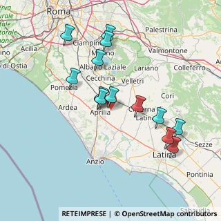 Mappa Via G.Ferraris, 04011 Aprilia LT, Italia (14.66786)