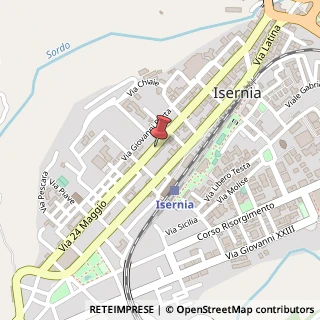 Mappa Via XXIV Maggio, 86170 Isernia IS, Italia, 86170 Isernia, Isernia (Molise)