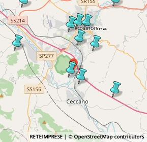 Mappa Via Cantinella, 03023 Ceccano FR, Italia (4.75)