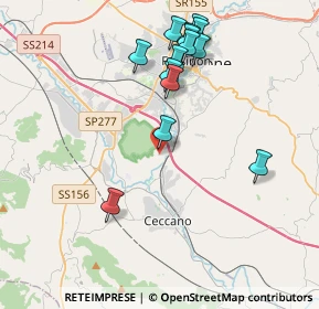 Mappa Via Cantinella, 03023 Ceccano FR, Italia (4.32643)