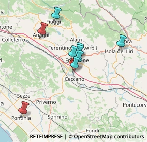 Mappa Via Cantinella, 03023 Ceccano FR, Italia (22.07333)