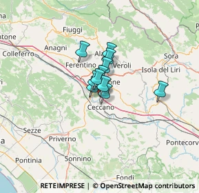 Mappa Via Cantinella, 03023 Ceccano FR, Italia (6.64)