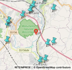 Mappa Via Cantinella, 03023 Ceccano FR, Italia (3.511)