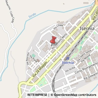 Mappa Via Giacomo Leopardi, 1, 86170 Isernia, Isernia (Molise)
