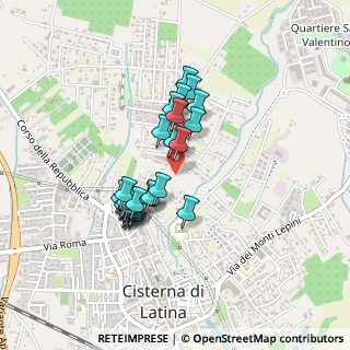 Mappa Via Gozzano, 04012 Cisterna di Latina LT, Italia (0.37556)