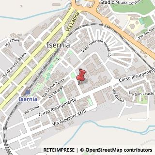 Mappa Via R. Iorio, 36, 86170 Isernia, Isernia (Molise)