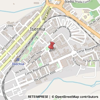 Mappa Via R. Iorio, 46, 86170 Isernia, Isernia (Molise)