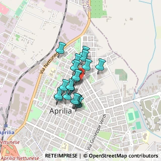 Mappa Via Giacomo Puccini, 04011 Aprilia LT, Italia (0.2955)