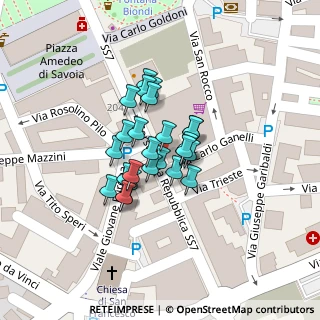 Mappa Via Santorre di Santarosa, 04012 Cisterna di Latina LT, Italia (0.03654)