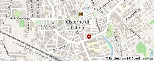 Mappa Cisterna di Latina