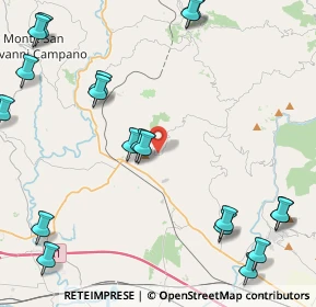 Mappa Via Santa Lucia, 03030 Rocca D'arce FR, Italia (6.343)
