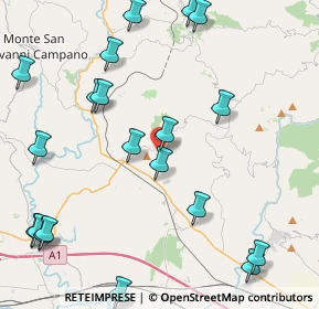 Mappa Via Santa Lucia, 03030 Rocca D'arce FR, Italia (5.744)