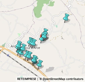 Mappa Via Santa Lucia, 03030 Rocca D'arce FR, Italia (0.962)