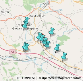 Mappa Via Santa Lucia, 03030 Rocca D'arce FR, Italia (5.99545)