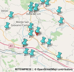 Mappa Via Santa Lucia, 03030 Rocca D'arce FR, Italia (9.696)