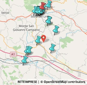 Mappa Via Santa Lucia, 03030 Rocca D'arce FR, Italia (9.055)