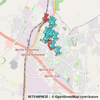 Mappa Via Alcide de Gasperi, 04011 Aprilia LT, Italia (0.60083)