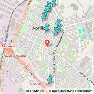 Mappa Via Alcide de Gasperi, 04011 Aprilia LT, Italia (0.66364)