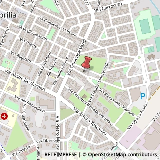 Mappa Via Cimarosa, 15, 04011 Aprilia, Latina (Lazio)